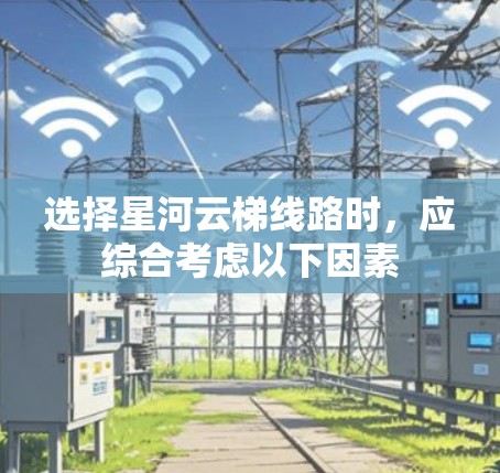 选择星河云梯线路时，应综合考虑以下因素