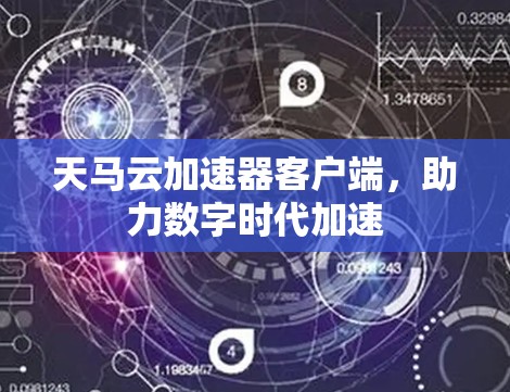 天马云加速器客户端，助力数字时代加速