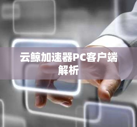 云鲸加速器PC客户端解析