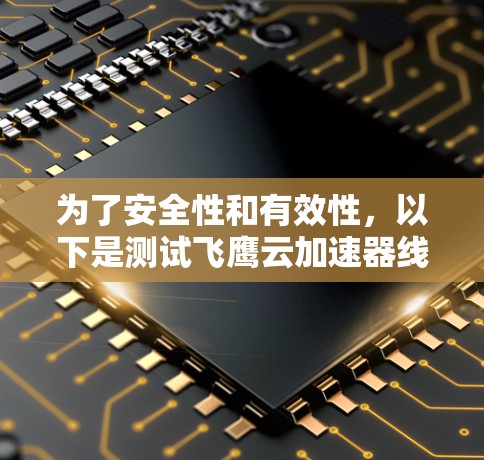 为了安全性和有效性，以下是测试飞鹰云加速器线路的详细步骤