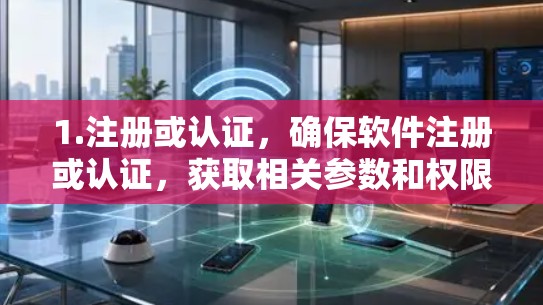1.注册或认证，确保软件注册或认证，获取相关参数和权限
