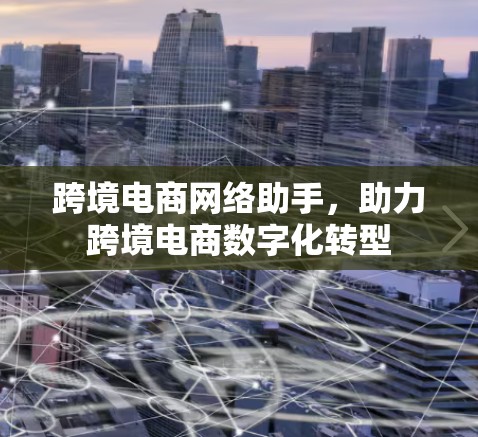 跨境电商网络助手，助力跨境电商数字化转型