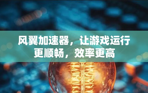 风翼加速器，让游戏运行更顺畅，效率更高